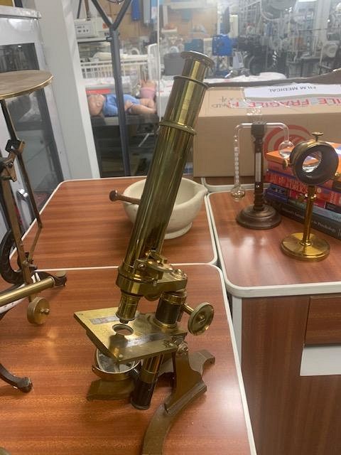 Brass Microscope 